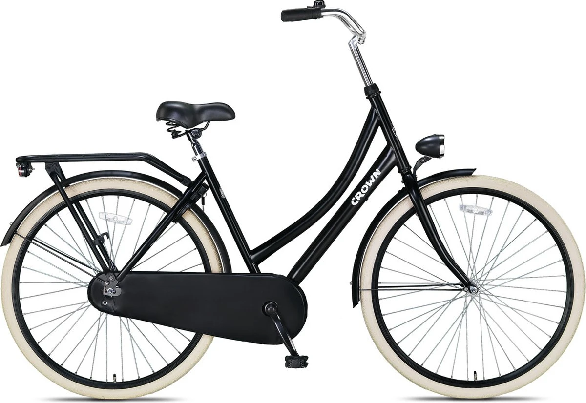 Crown Moscow Omafiets 28 Inch 53cm Zwart 9 Crown Moscow Omafiets 28 Inch 53cm Zwart - Afbeelding 8