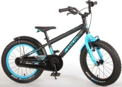 Volare Rocky Kinderfiets - 16 Inch - Zwart Blauw - 95% Afgemonteerd - Prime Collection -Beste Fietsen Winkel 1200x857
