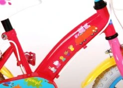 Volare Peppa Pig Kinderfiets - Meisjes - 12 Inch - Roze - 2 Handremmen -Beste Fietsen Winkel 1200x858 3