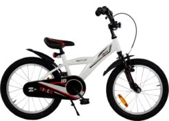2Cycle Biker Kinderfiets - 18 Inch - Wit - Jongensfiets -Beste Fietsen Winkel 1200x859
