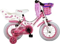 Volare Rose Kinderfiets - Meisjes - 12 Inch - Roze - 2 Handremmen -Beste Fietsen Winkel 1200x876 1