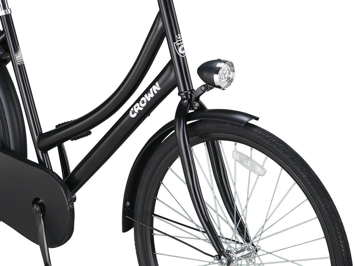 Crown Moscow Omafiets 28 Inch 53cm Zwart 13 Crown Moscow Omafiets 28 Inch 53cm Zwart - Afbeelding 12