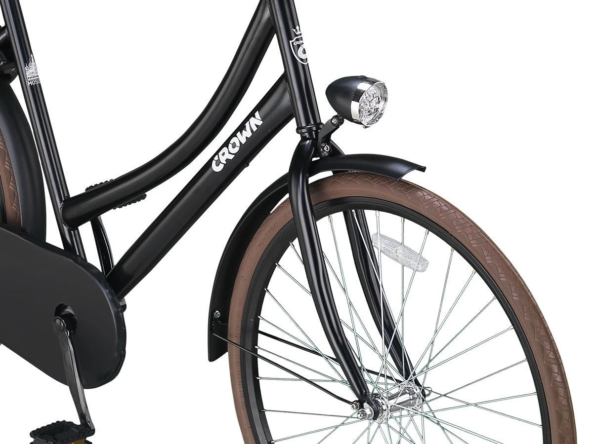 Crown Moscow Omafiets 28 Inch 53cm Zwart 15 Crown Moscow Omafiets 28 Inch 53cm Zwart - Afbeelding 14