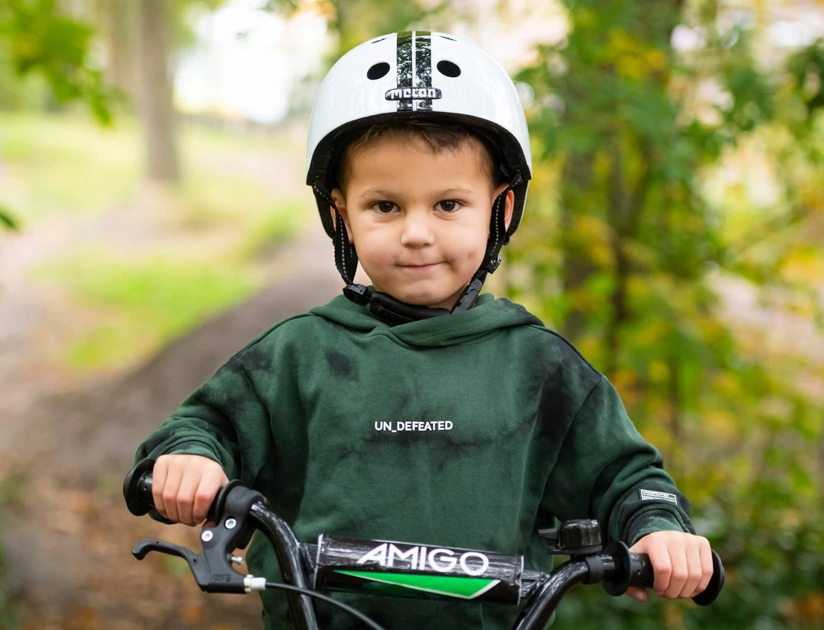 Amigo Sports Jongensfiets - Kinderfiets 18 Inch - Grijs/Groen 7 Amigo Sports Jongensfiets - Kinderfiets 18 Inch - Grijs/Groen - Afbeelding 5