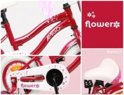 Amigo Flower Meisjesfiets - Kinderfiets 16 Inch - Paars -Beste Fietsen Winkel 1200x920 14