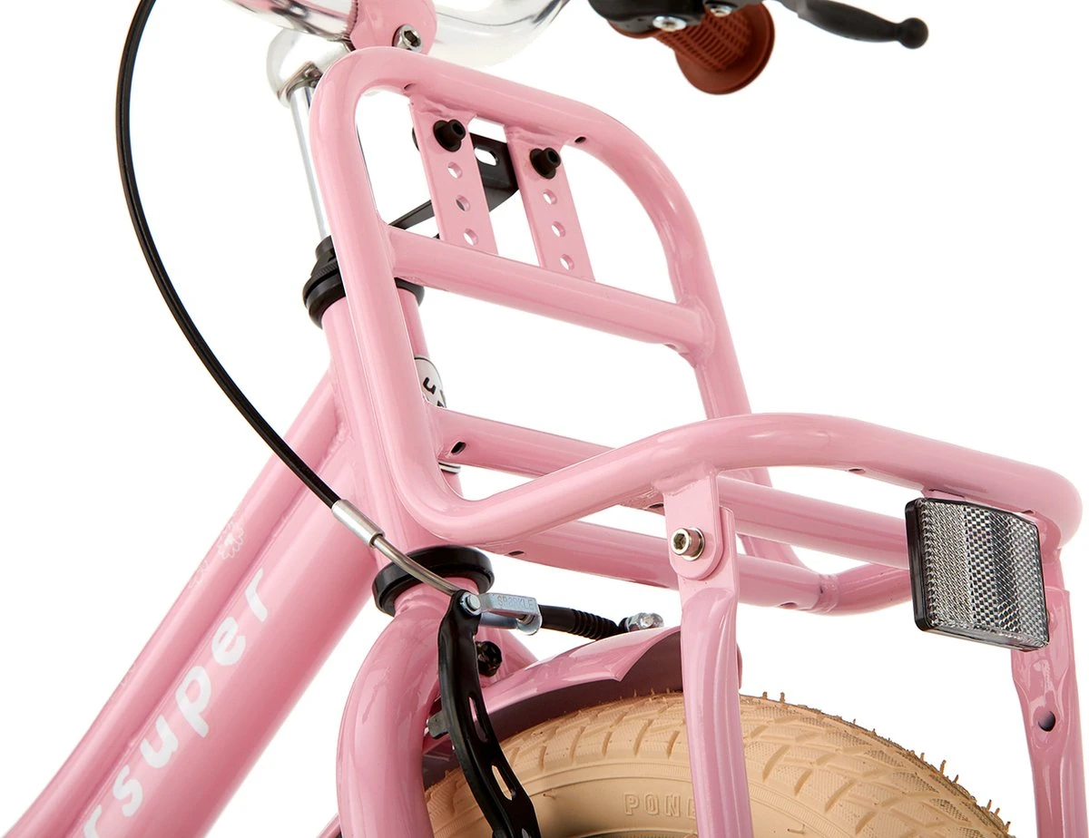 Supersuper Cooper - Kinderfiets - Meisjesfiets - 16 Inch - Roze 6 Supersuper Cooper - Kinderfiets - Meisjesfiets - 16 Inch - Roze - Afbeelding 4