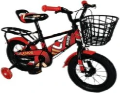 Kinderfiets - 12 Inch Kinderfiets -vanaf 2-4 Jaar Jongens En Meisjes Fietsen - Terugtrap -Rem -Stabilisatoren（2 Zijwieltjes）- Mandje - Achterbank - Rood -Beste Fietsen Winkel 1200x925 2