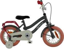 2Cycle Pretty - Kinderfiets - 12 Inch - Grijs-Roze - Meisjesfiets -Beste Fietsen Winkel 1200x933 2