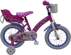 Volare Disney Minnie Cutest Ever! - Kinderfiets - Meisjes - 14 Inch - Roze -Beste Fietsen Winkel 1200x934