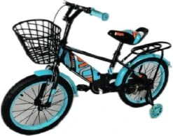 Kinderfiets - 16 Inch Kinderfiets -vanaf 4-7 Jaar Jongens En Meisjes Fietsen - Terugtrap -Rem -Stabilisatoren（2 Zijwieltjes）- Mandje - Achterbank - Groen -Beste Fietsen Winkel 1200x948 4