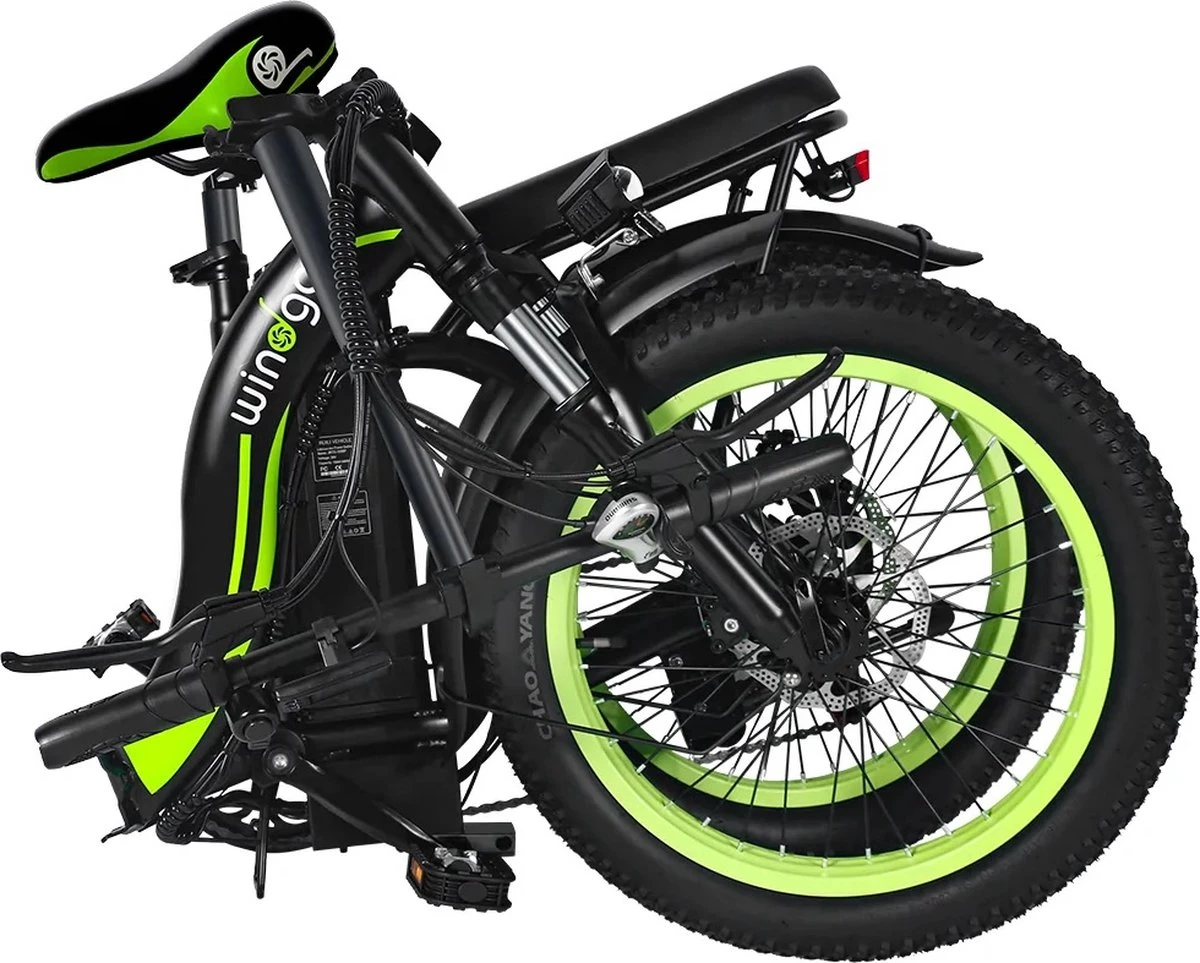 Merkloos Windgoo E20 Urban- Elektrische Fiets - E-bike - 20Inch - 12.5Ah - APP - Fat Tire - 7 Speed Shimano 12 Merkloos Windgoo E20 Urban- Elektrische Fiets - E-bike - 20Inch - 12.5Ah - APP - Fat Tire - 7 Speed Shimano - Afbeelding 10