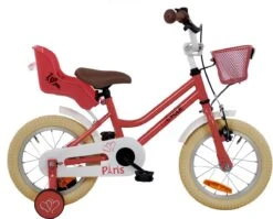 2Cycle Paris Meisjesfiets - 14 Inch - Roze-Wit - Met Poppenzitje - Meisjesfiets -Beste Fietsen Winkel 1200x966 2