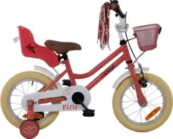 2Cycle Paris Meisjesfiets - 14 Inch - Roze-Wit - Met Poppenzitje - Meisjesfiets -Beste Fietsen Winkel 1200x966 3