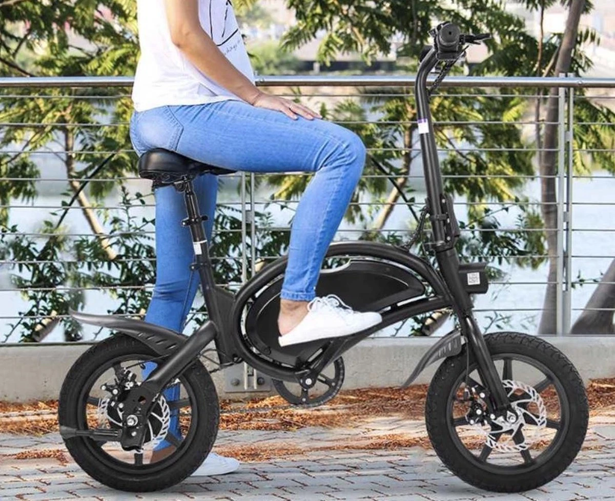 Matrix E Bike - Kugoo B2 Pro - Elektrische Opvouwbare Fiets/step 14 Inch 400W - Met Trappers - Snelheid Max. 45 Km/u 7 Matrix E Bike - Kugoo B2 Pro - Elektrische Opvouwbare Fiets/step 14 Inch 400W - Met Trappers - Snelheid Max. 45 Km/u - Afbeelding 5