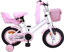 Amigo Magic Meisjesfiets - Kinderfiets 12 Inch - Wit