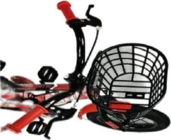 Kinderfiets - 12 Inch Kinderfiets -vanaf 2-4 Jaar Jongens En Meisjes Fietsen - Terugtrap -Rem -Stabilisatoren（2 Zijwieltjes）- Mandje - Achterbank - Rood -Beste Fietsen Winkel 1200x988 3