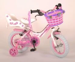 Volare Rose Kinderfiets - Meisjes - 12 Inch - Roze - 2 Handremmen -Beste Fietsen Winkel 1200x995