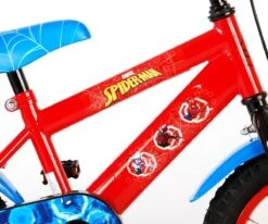 Volare Ultimate Spider-Man Kinderfiets - Jongens - 14 Inch - Rood/Blauw -Beste Fietsen Winkel 1200x999