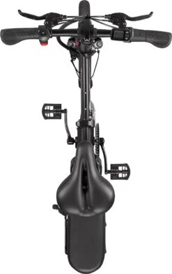 F-Wheel DYU A5 - Elektrische Vouwfiets - E Bike - 14 Inch - 7.5 Ah - 25km/u - Zwart -Beste Fietsen Winkel 754x1200