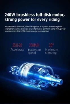 DYU D3F Opvouwbare Elektrische Fiets, Slimme Mountainbike Voor Volwassenen, 240W Aluminiumlegering Fiets Verwijderbare 36V/10Ah Lithium-ion Batterij Met 3 Rijmodi 25 DYU D3F Opvouwbare Elektrische Fiets, Slimme Mountainbike Voor Volwassenen, 240W Aluminiumlegering Fiets Verwijderbare 36V/10Ah Lithium-ion Batterij Met 3 Rijmodi -Beste Fietsen Winkel 811x1200