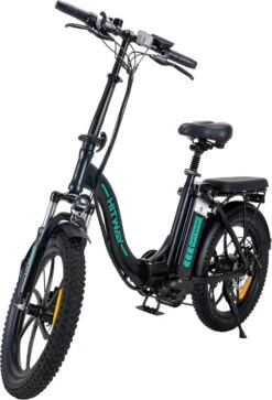 Hitway BK6 Elektrische Fiets | Opvouwbare E-bike | 20 Inch Fat Tire | 350W Motor | 10Ah | Zwart/Groen 20 Hitway BK6 Elektrische Fiets | Opvouwbare E-bike | 20 Inch Fat Tire | 350W Motor | 10Ah | Zwart/Groen -Beste Fietsen Winkel 817x1200