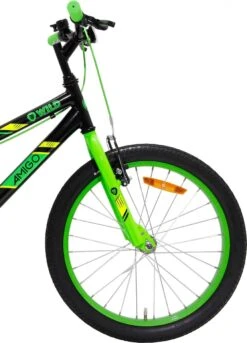 Amigo Wild - Mountainbike 20 Inch - Voor Jongens En Meisjes - Zwart/Groen -Beste Fietsen Winkel 864x1200 1