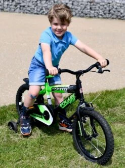 Volare Sportivo Kinderfiets - Jongens - 14 Inch - Neon Groen/Zwart - 95% Afgemonteerd -Beste Fietsen Winkel 898x1200 1