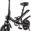 [ Ouxi V1 ] [Elektrische Vouwfiets ] [ Zwart Met Rood ] [ 250W] [actieradius 35 Km ] [snelheid 25km/h ] -Beste Fietsen Winkel 901x1200