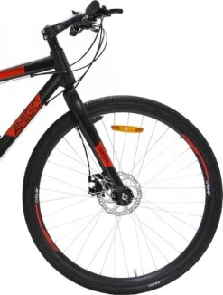 Amigo Control - Mountainbike 28 Inch - Voor Dames En Heren - Met 21 Versnellingen - Zwart/Rood -Beste Fietsen Winkel 910x1200
