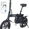 Windgoo B20 V2 - Smart E Bike - APP IOS Android - Elektrische Vouwfiets Zonder Gashandel - 250W - 14 Inch - 25 KM/H - Zwart -Beste Fietsen Winkel 915x1200