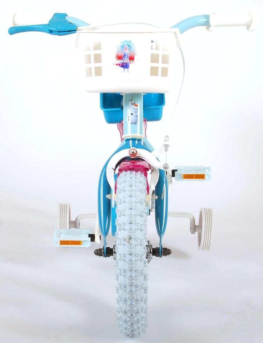 Volare Disney Frozen 2 Kinderfiets - Meisjes - 12 Inch - Blauw/Paars 5 Volare Disney Frozen 2 Kinderfiets - Meisjes - 12 Inch - Blauw/Paars - Afbeelding 3