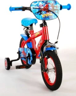 Volare Spider-Man Kinderfiets - Jongens - 12 Inch - Blauw/Rood -Beste Fietsen Winkel 943x1200