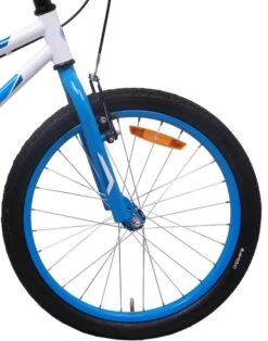Amigo Cross Jongensfiets - Kinderfiets 20 Inch - Wit/Blauw -Beste Fietsen Winkel 945x1200