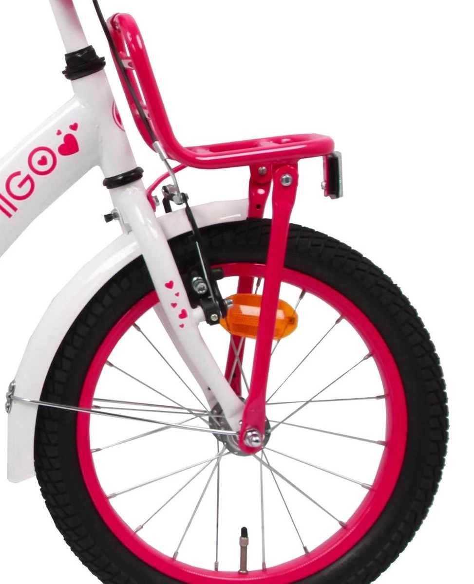 Amigo Sweetheart Meisjesfiets - Kinderfiets 20 Inch - Wit 12 Amigo Sweetheart Meisjesfiets - Kinderfiets 20 Inch - Wit - Afbeelding 10