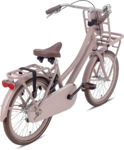 Valetta Cargo - Transportfiets - Meisjesfiets - 20 Inch - Mat Flamingo -Beste Fietsen Winkel 987x1200 1